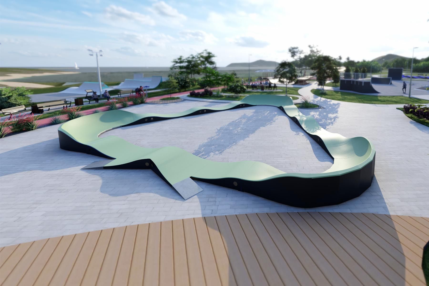 Pumptrack Family Lemn – foto 1