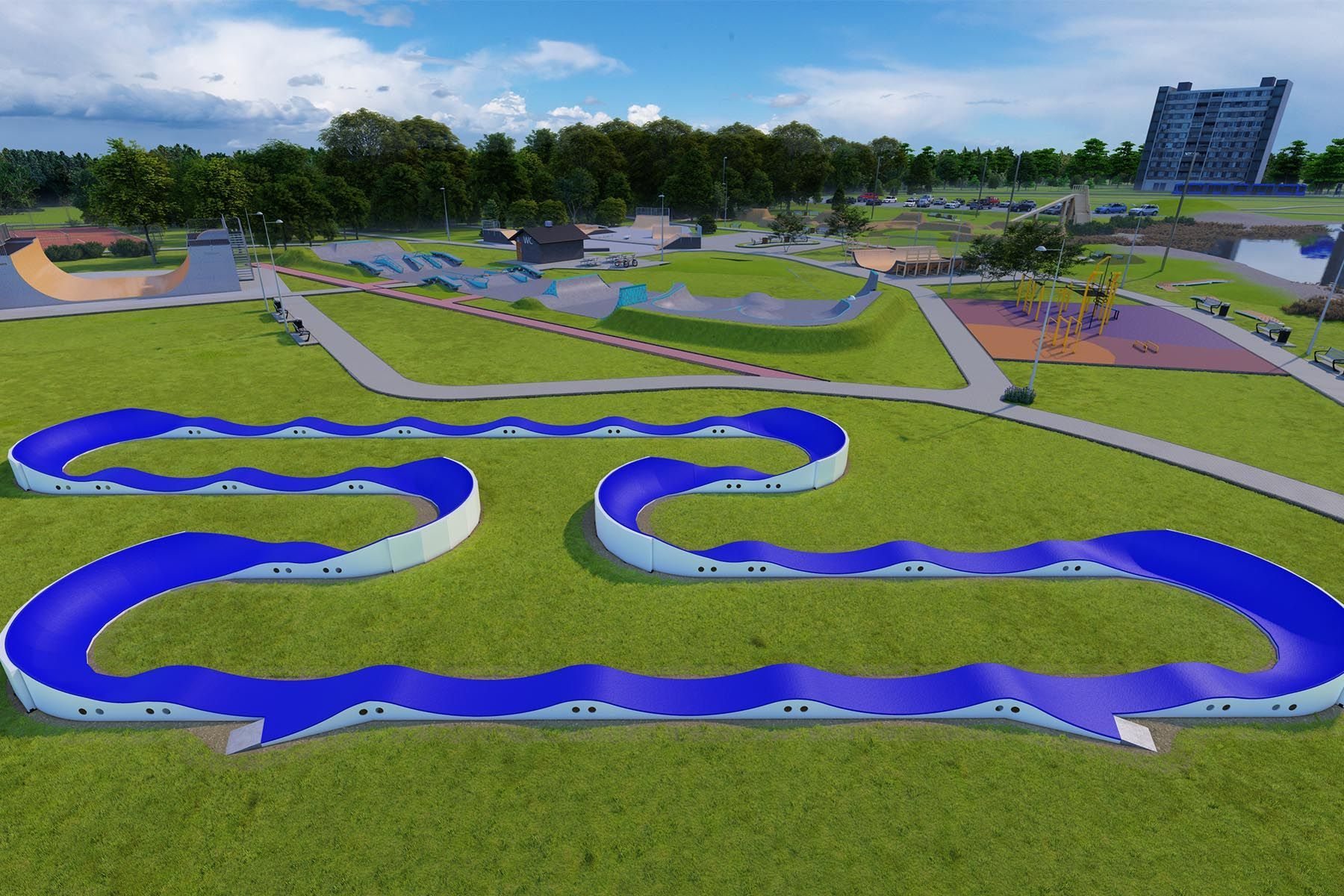 Pumptrack Riverside E PC7DEPE – foto 3