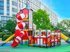 Set mare pompieri turn cu tobogane pentru loc de joacă - BGL-1402 imagine 2
