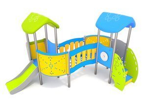 Set cu două turnuri pentru copii mici pentru loc de joacă - BGL-7104