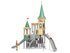 Castel cu două turnuri pentru loc de joacă cu tobogane - BGL-8614 miniatura 1